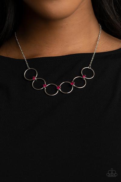 Regal Society Pink Necklace Paparazzi N0329