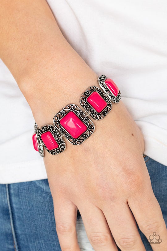 Retro Rodeo Pink Bracelet Paparazzi B0309