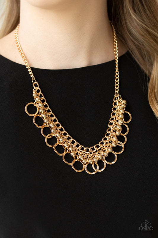 Ring Leader Radiance Gold Necklace Paparazzi N0186