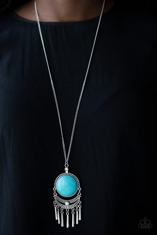 Rural Rustler Multi Cracked Stone Necklace Paparazzi   N0150