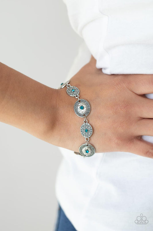 Secret Garden Glamour Blue Bracelet Paparazzi B0143