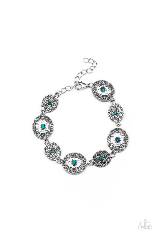 Secret Garden Glamour Blue Bracelet Paparazzi B0143