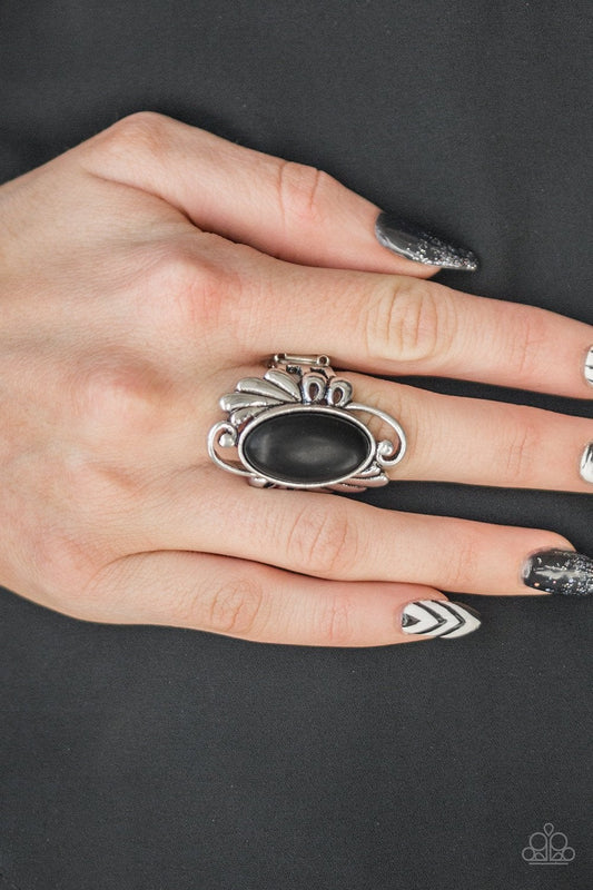 Sedona Sunset Black Ring Paparazzi R0101