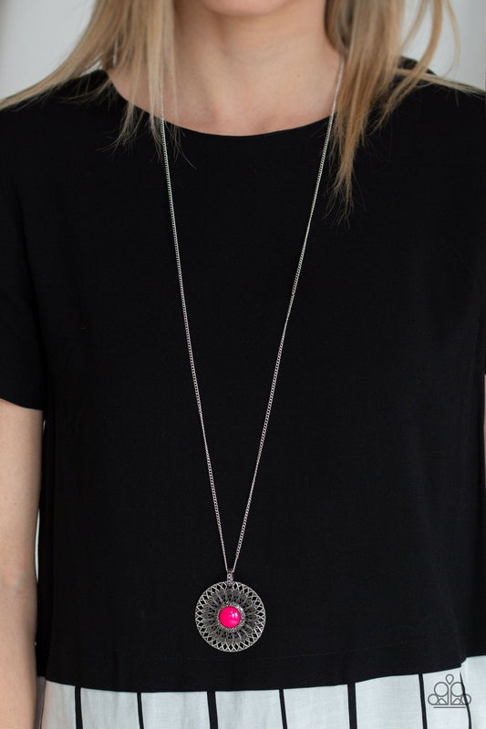 So Solar Pink Necklace Paparazzi N0628