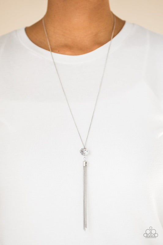 Socialite Of The Season Silver Necklace Paparazzi N0507