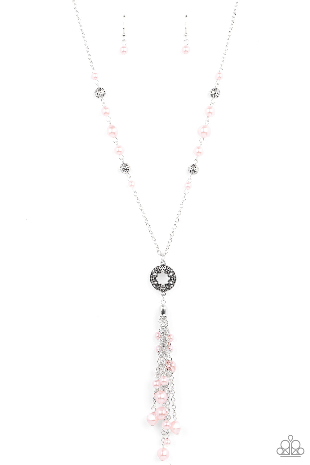 Tasseled Treasure  Pink Necklace Paparazzi N0179
