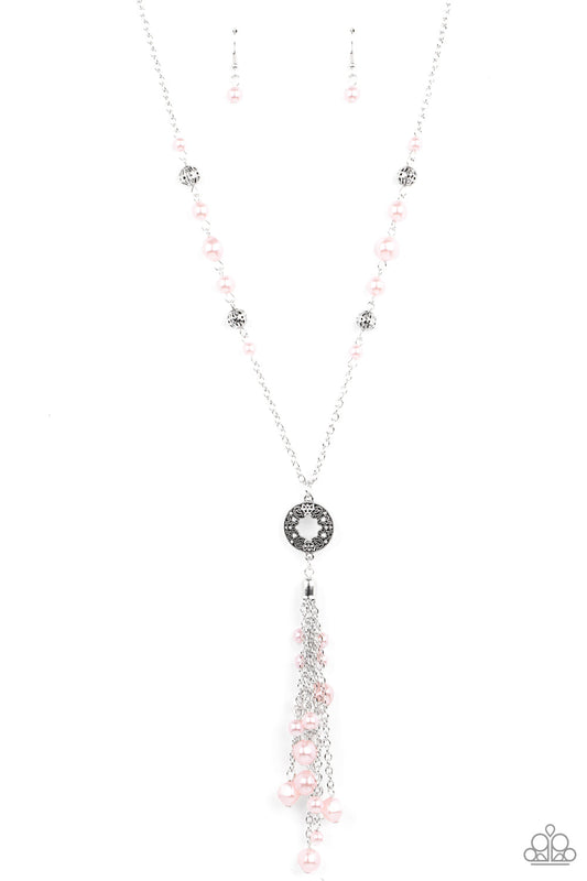 Tasseled Treasure  Pink Necklace Paparazzi N0179