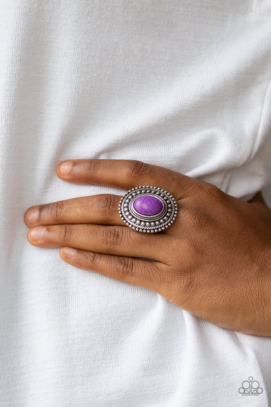 Terra Terrain Purple Ring Paparazzi R0030