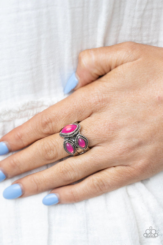 The Charisma Collector Pink Ring Paparazzi R0293