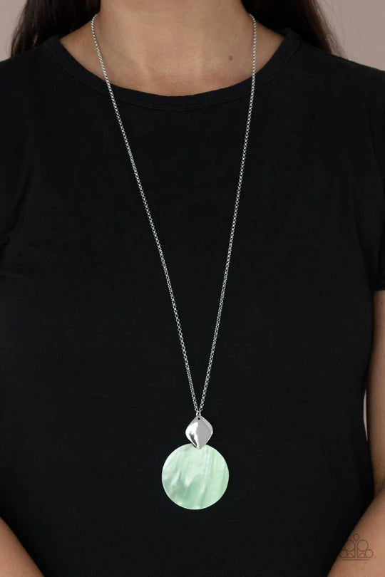 Tidal Tease Green Necklace Paparazzi N0226