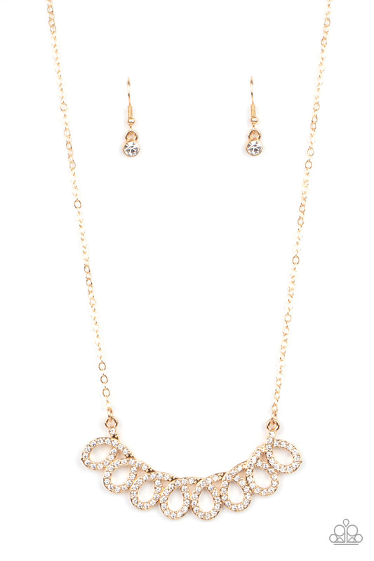 Timeless Trimmings Gold Necklace Paparazzi N0124