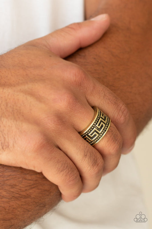 Tycoon Tribe Brass Ring Paparazzi R0205