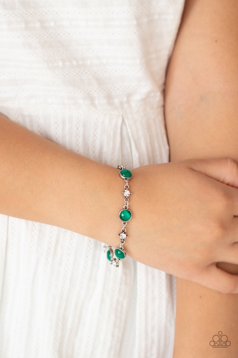 Use Your Illumination Green Bracelet Paparazzi B0241