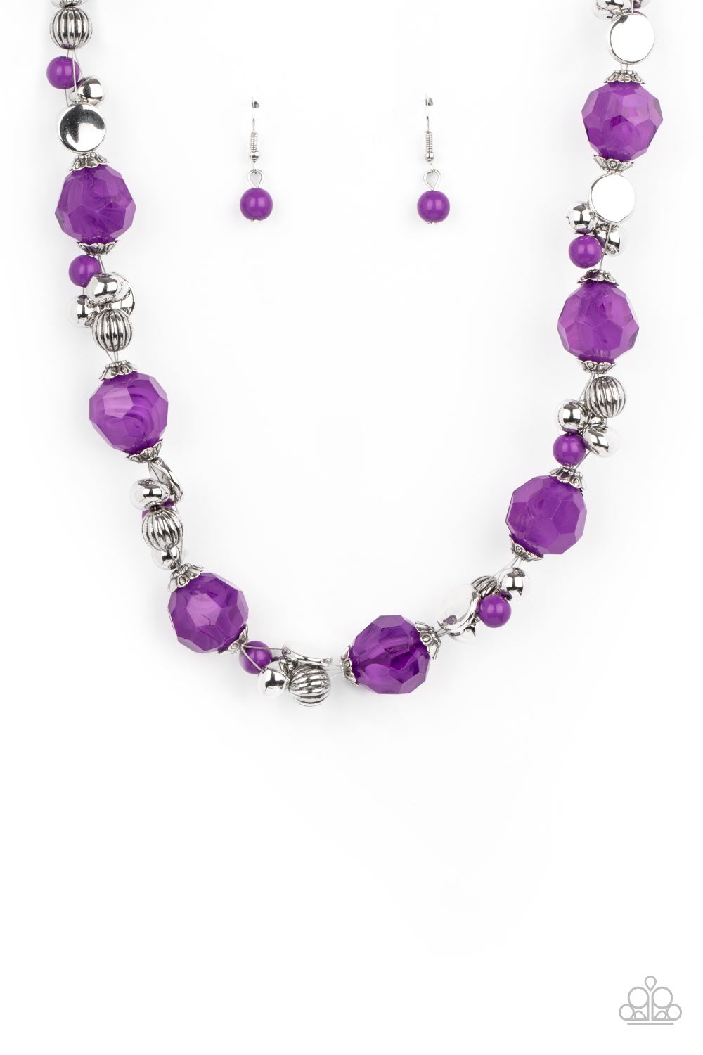 Vidi Vici Vacation Purple Necklace Paparazzi N0523