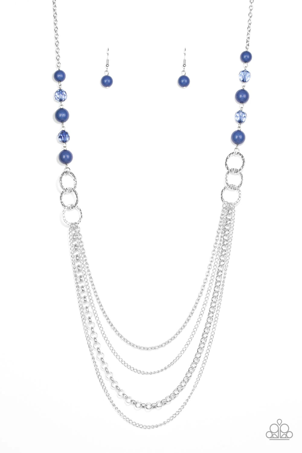 Vividly Vivid Blue Sargasso Sea Necklace Paparazzi N0109