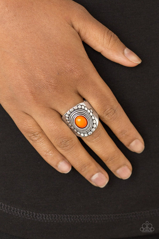 Zen to One Orange Ring Paparazzi R0028