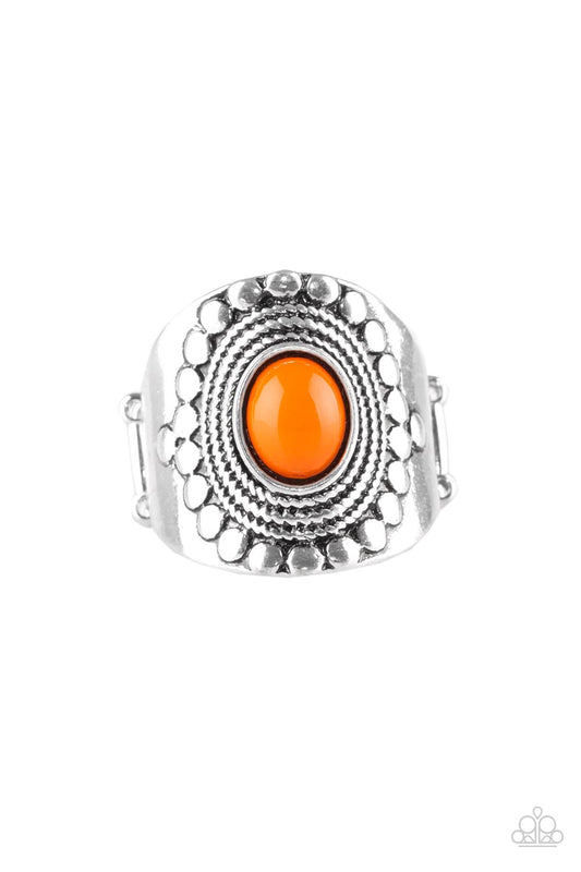 Zen to One Orange Ring Paparazzi R0028