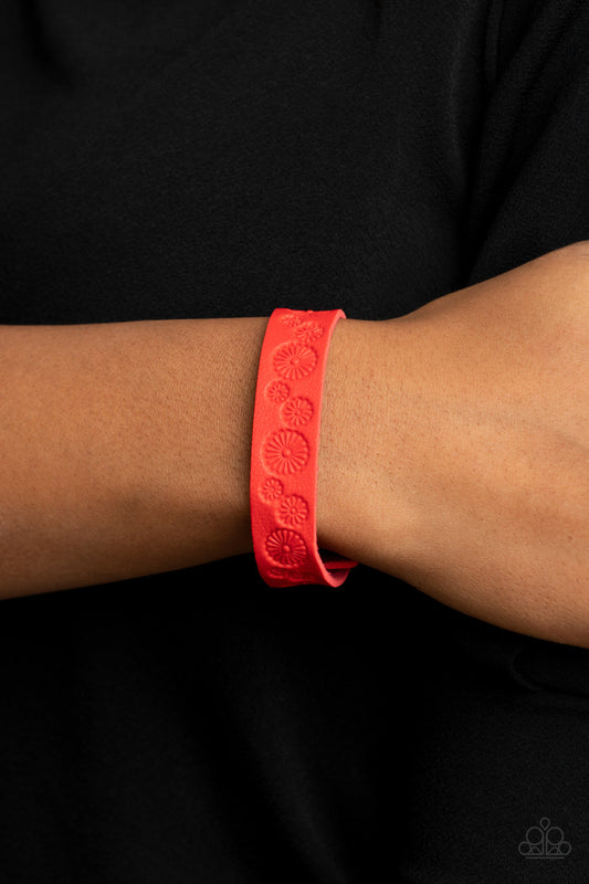 Follow The Wildflowers Red Urban Bracelet Paparazzi B0142