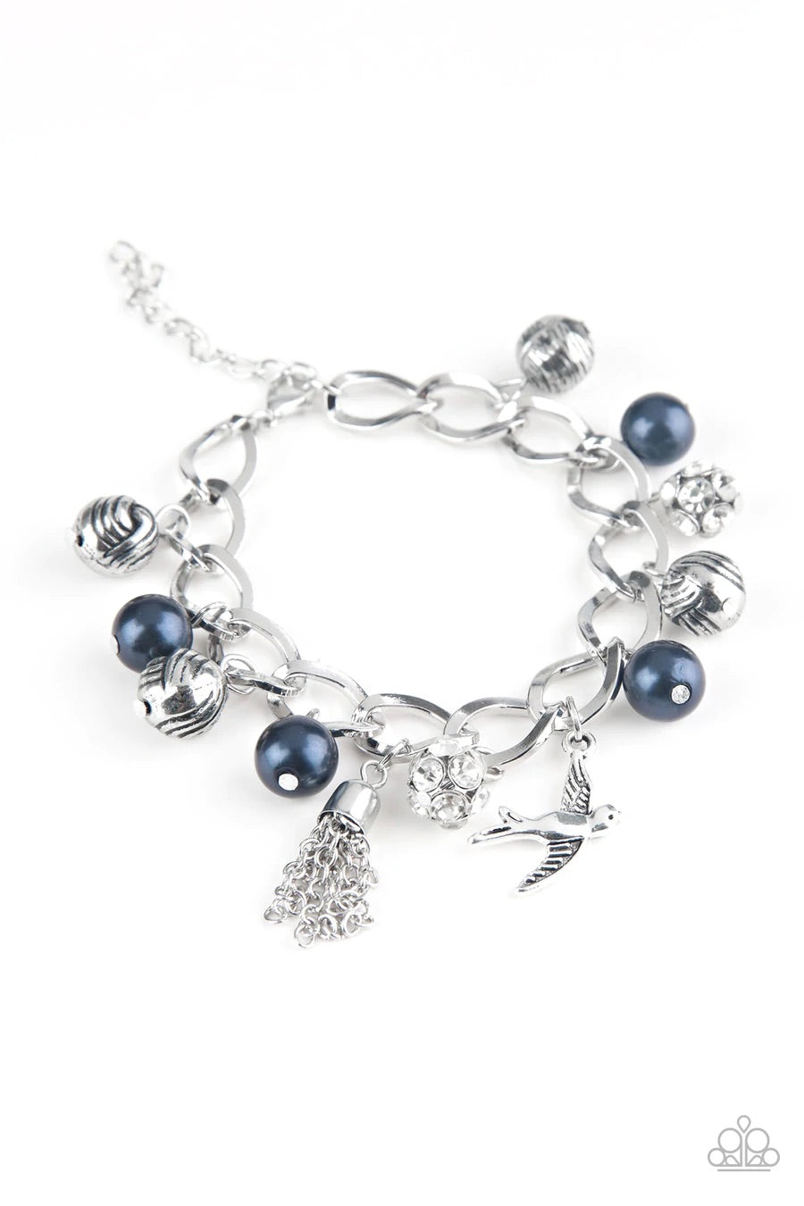 Lady Love Dove Blue Charm Bracelet B0129